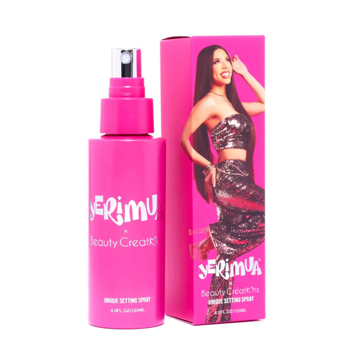 Fijador de maquillaje Unique Setting Spray Yerimua x Beauty Creations