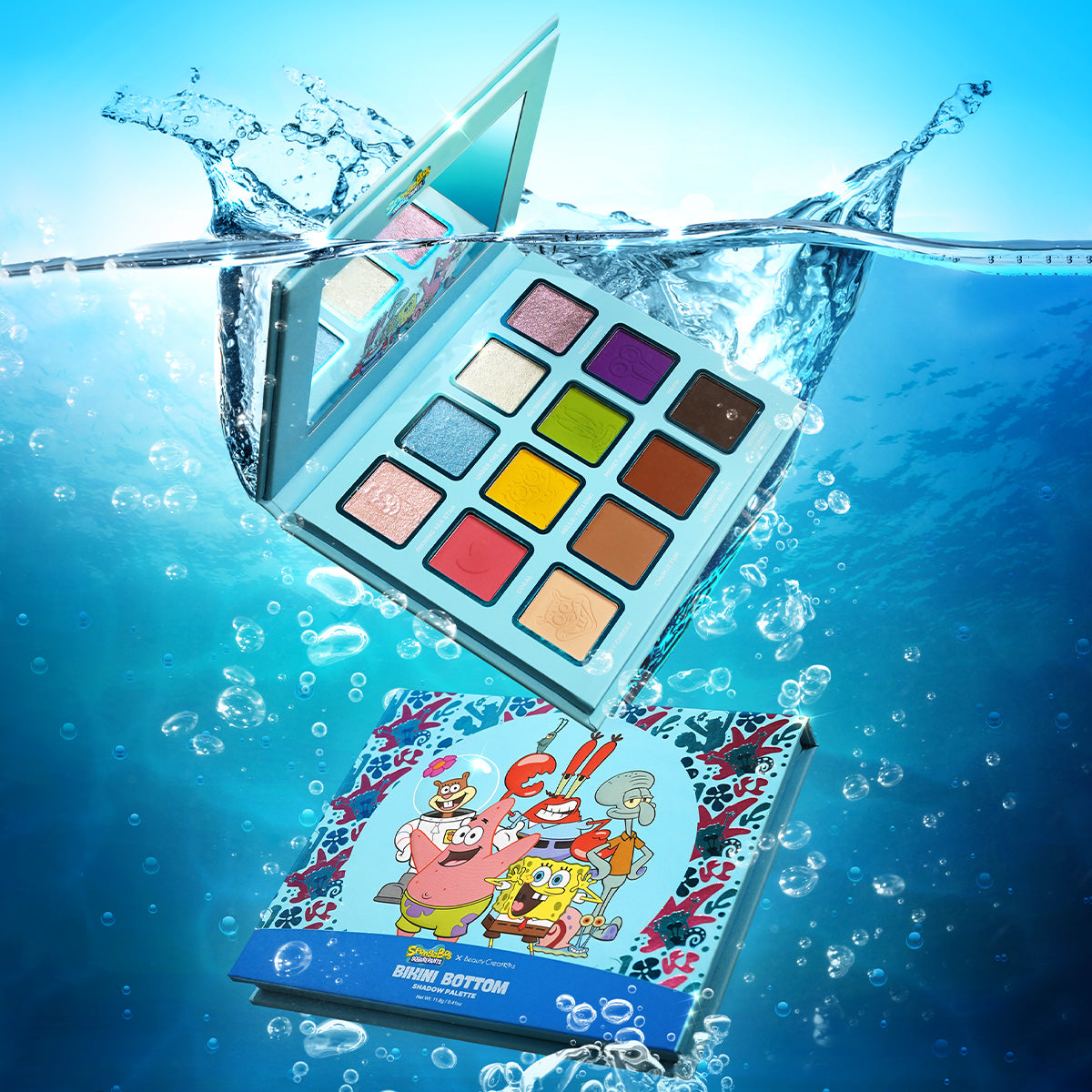 Paleta de Sombras Bikini Bottom Spongebob